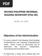 Phil IRI Orientation Graded PassagesSY 2022 2023 .